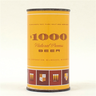 $1000 Beer Flat Top GETTLEMAN 109-13