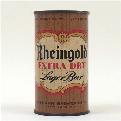Rheingold Extra Dry Woodgrain Flat Top 124-1