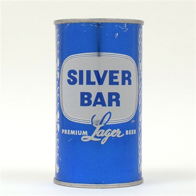 Silver Bar Set Can BLUE Flat Top 134-4
