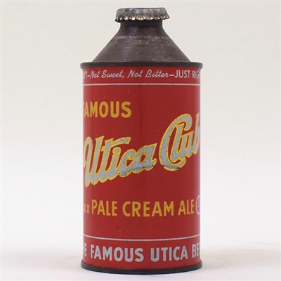 Utica Club Cream Ale ENGLISH TEXT Cone 188-3