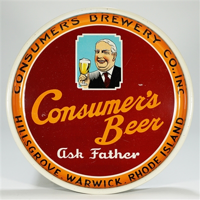 Consumers Beer Ask Father Tray