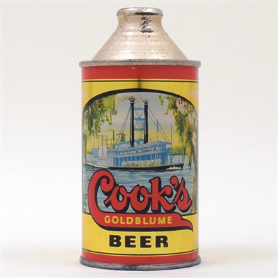 Cooks Goldblume Beer Cone Top Can 158-6