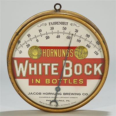 Hornungs White Bock In Bottles Thermometer