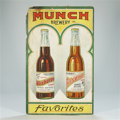 Munch Brewery Wurzburger Pilsener Bottles Sign