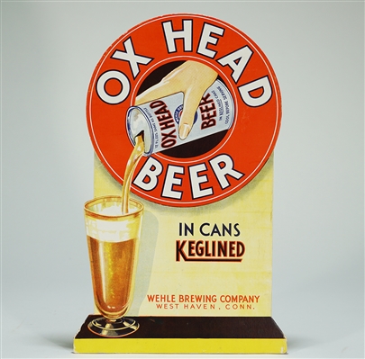Ox Head Beer Diecut Sign