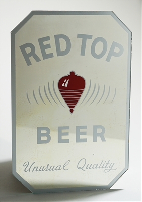 Red Top Beer Unusual Quality Sign
