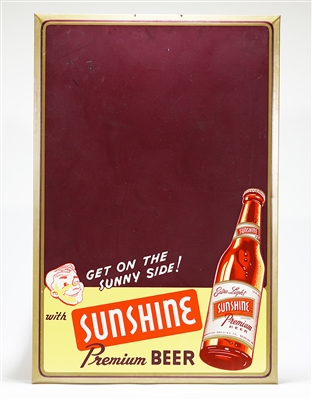 Sunshine SUNNY SIDE TOC Menu Sign