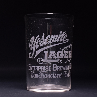 Yosemite Lager Etched Glass