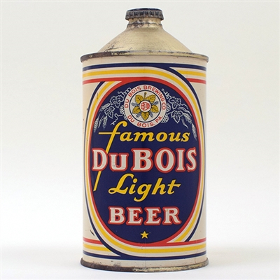 DuBois Light Beer Quart Cone Top 206-18
