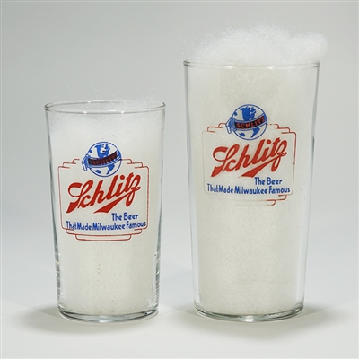 Schlitz ACL Drinking Glass Set 