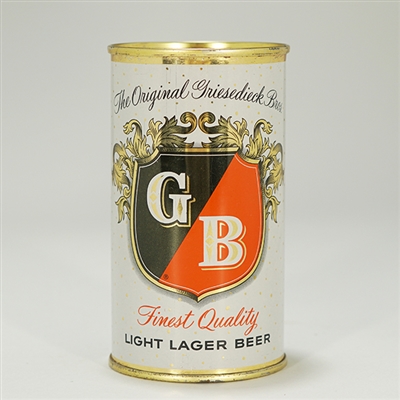 Griesedieck Bros GB Light Lager Beer Can 76-33