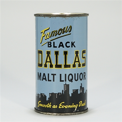 Black Dallas Famous Malt Liquor Can 37-21