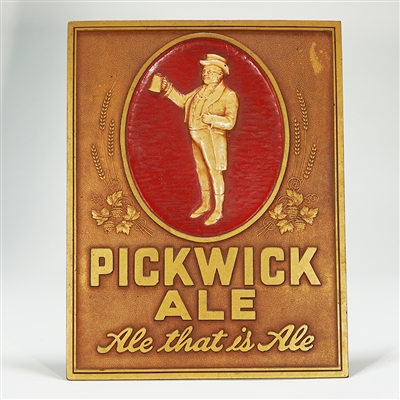 Pickwick Ale Mr. Pickwick COMPOSITE Sign 