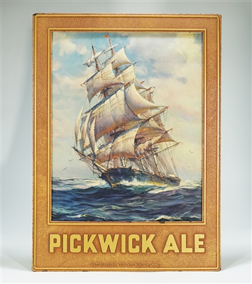 Pickwick Ale Sail Ship COMPOSITE Sign 