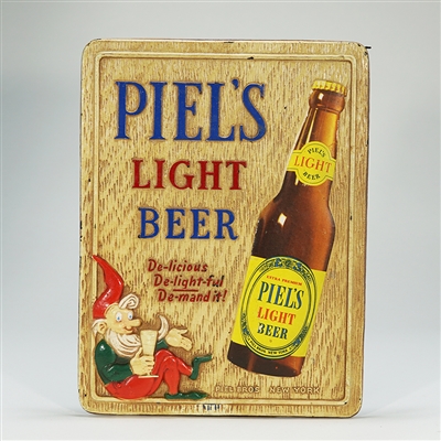 Piels Light Beer Reclining Elf COMPOSITE Sign 