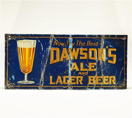 Dawsons Ale Lager Beer Tin Sign 