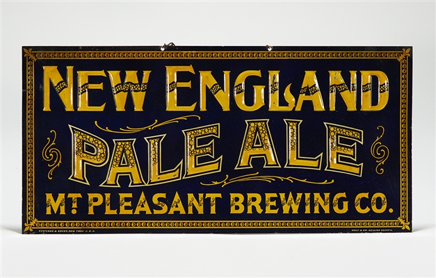 New England Pale Ale Embossed Tin Sign 