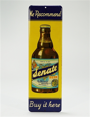 Senate Beer Tin Doorpush Sign 