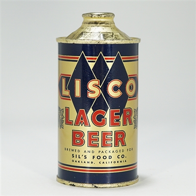 Lisco Lager Beer Cone Top Can MINTY 173-2