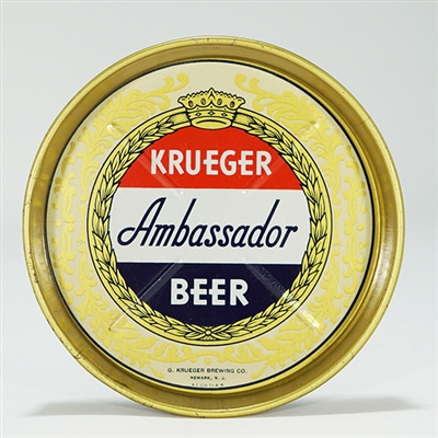 Ambassador Beer by Krueger Tip Tray 
