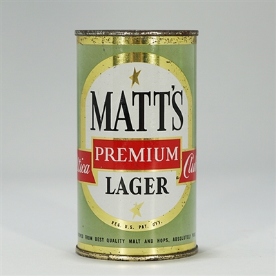Matts Premium Lager Beer Can 94-38