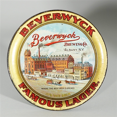 Beverwyck Brewing Factory Scene Tip Tray 