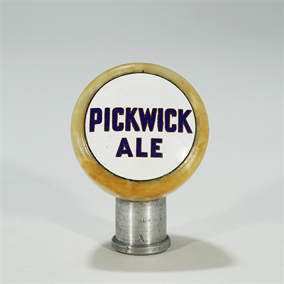 Pickwick Ale Pick Ball Knob 