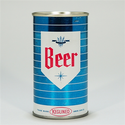 American Can Keglined Aluminum Top Promo Can 