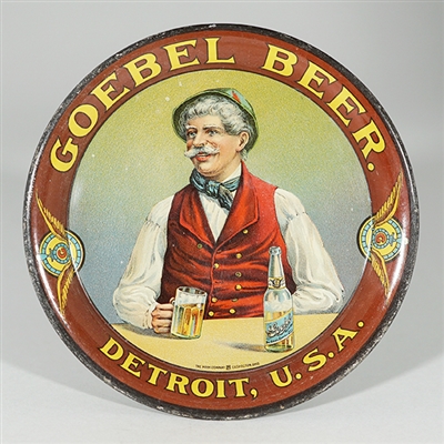 Goebel Beer Pre-prohibition Tip Tray 