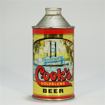 Cooks Goldblume Cone Top Beer Can 158-6