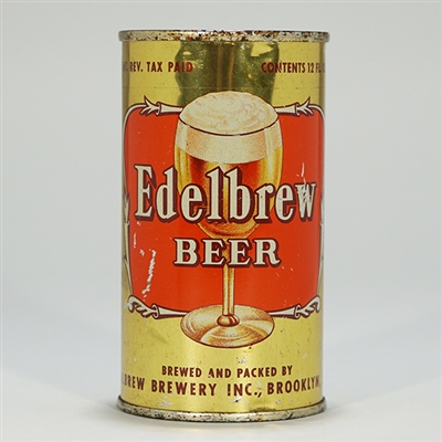 Edelbrew Beer Flat Top Can 