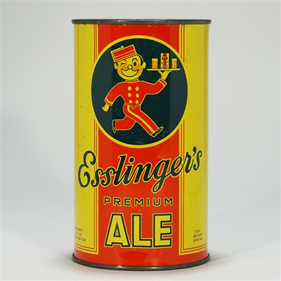Esslingers Premium Ale FLAT TOP QUART Can 208-11