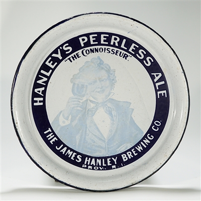 Hanleys Peerless Ale Pre-proh Porcelain Tray 