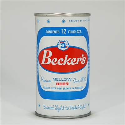 Beckers Mellow Beer Can 38-31