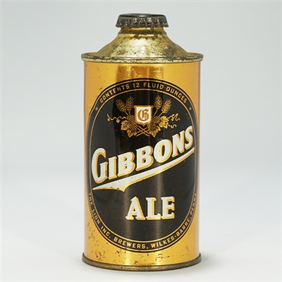 Gibbons Ale Cone Top Can 164-25
