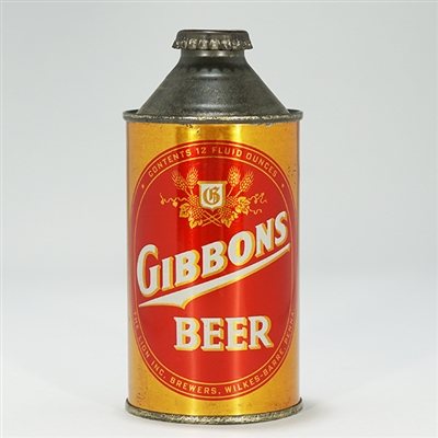 Gibbons Beer Cone Top Can 164-27