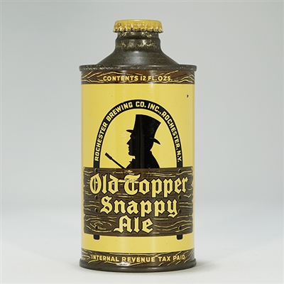 Old Topper Snappy Ale YELLOW LETTER J-Spout 178-7