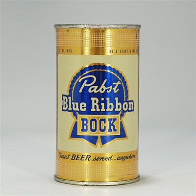 Pabst Blue Ribbon BOCK Beer Can PEORIA HEIGHTS 110-22