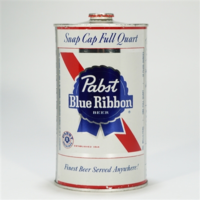 Pabst Blue Ribbon Snap Cap Instructional Quart 217-6