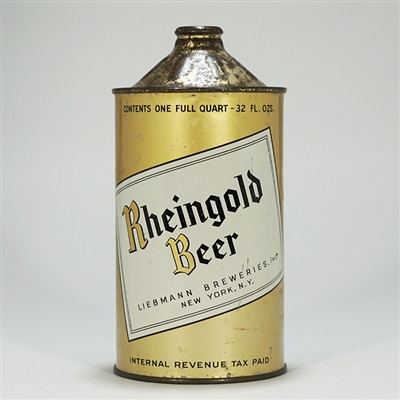 Rheingold Beer Quart Cone Top Can 218-8