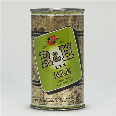 R and H XXX Ale Flat Top Beer Can 122-36