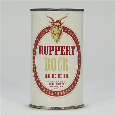Ruppert Bock Beer Flat Top Can 126-29