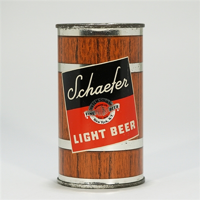 Schaefer Light Beer Instructional Flat Top Can 127-38