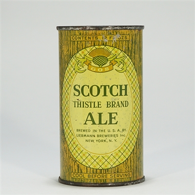 Scotch Thistle Brand Ale Instructional Can ACTUAL 748A R10! 