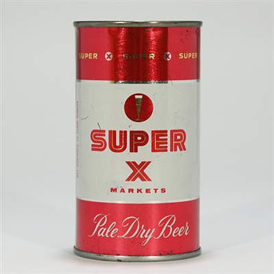 Super X Markets Pale Dry Flat Top Can MAIER 