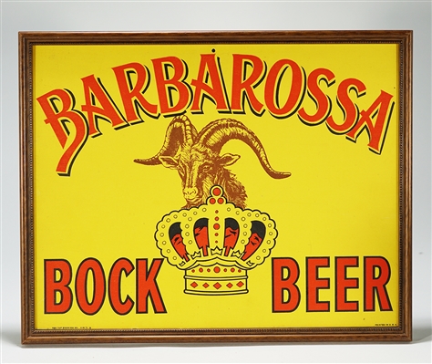 Barbarossa Bock Beer Sign 