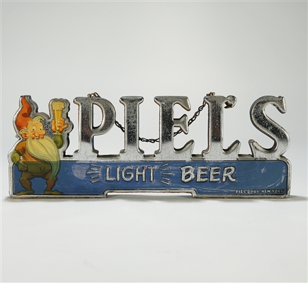 Piels Light Beer Back Bar Shelf Sign 