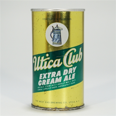 Utica Club Extra Dry Cream Ale Zip Top 132-18