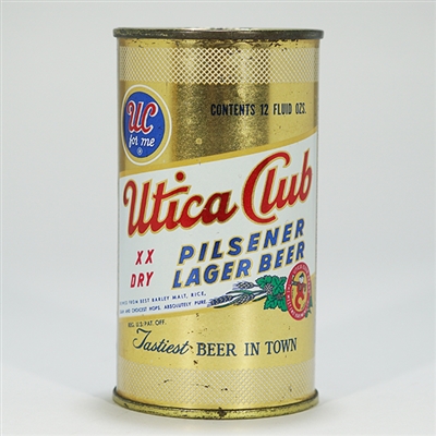 Utica Club Pilsener Lager Beer Can 142-24