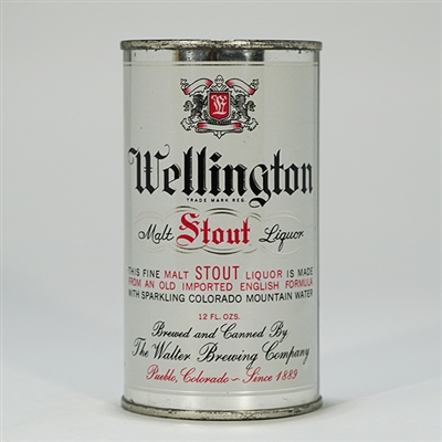 Wellington Stout Malt Liquor Flat Top Can 145-3